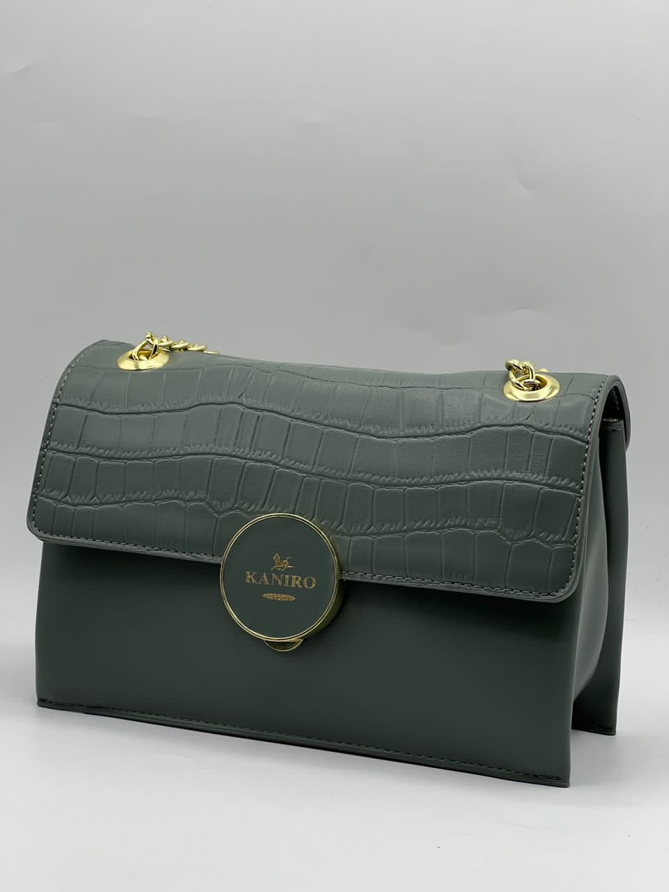 Kaniro Chain Handbag in green