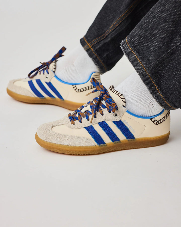 Adidas Samba Nylon Wales Bonner Trainers in Wonder Clay Royal