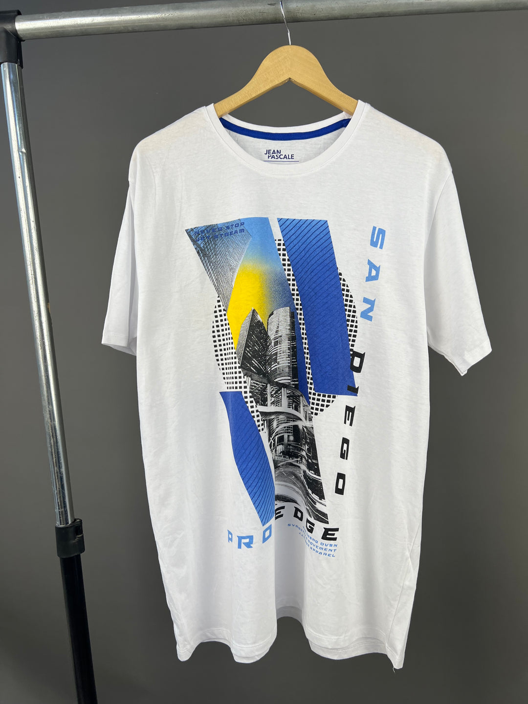 Jean Pascale city print t-shirt