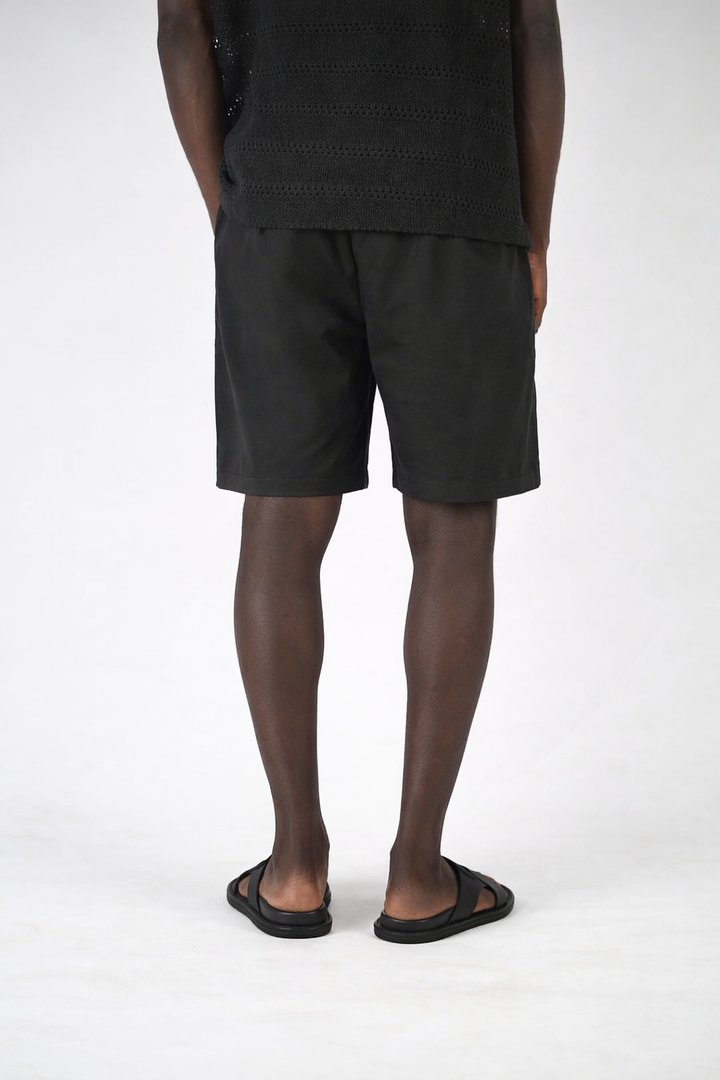 Garm Island Linen Hemp Short in Black