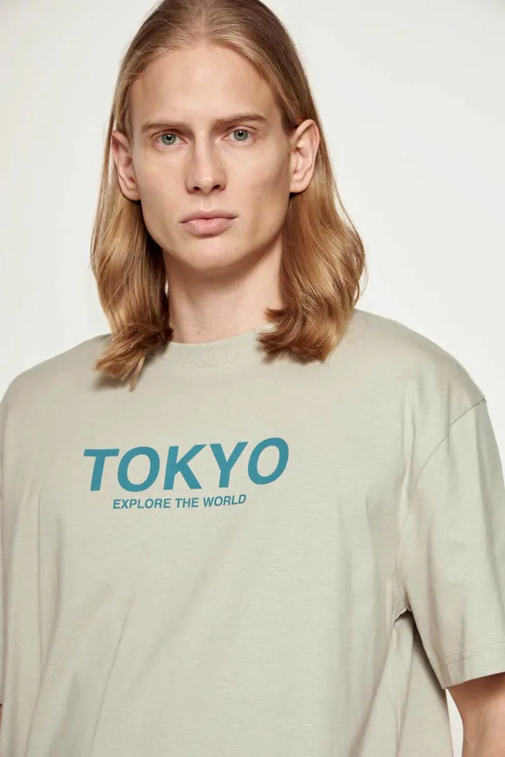 Garage Tokyo T-shirt in khaki