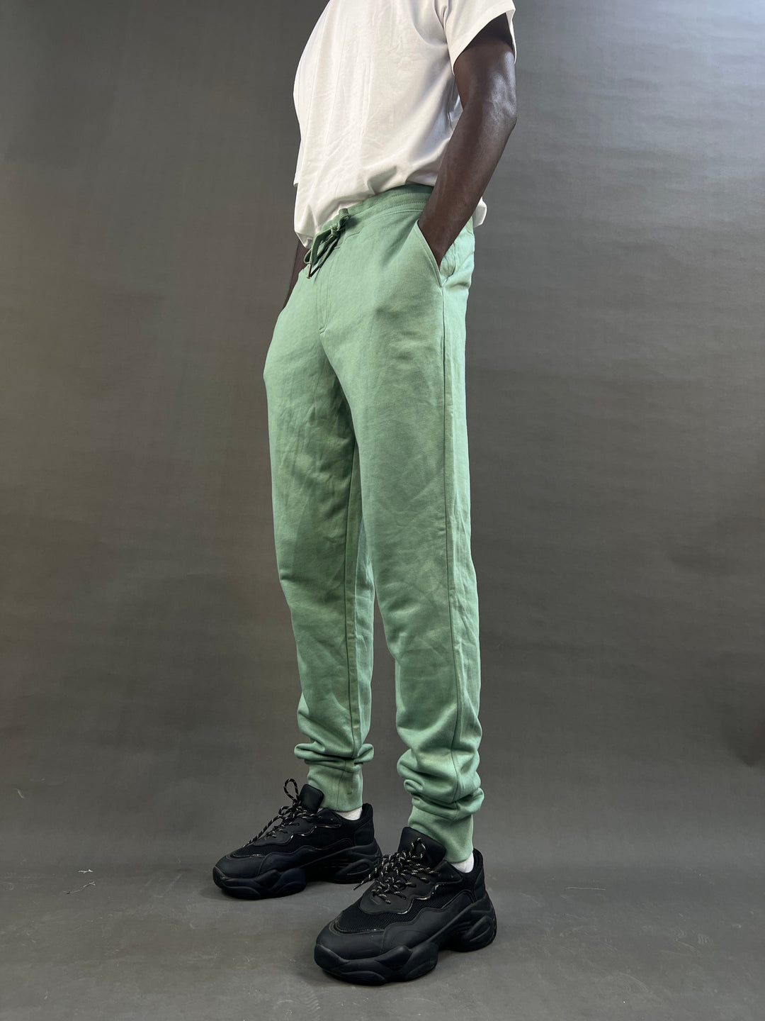 Jogger pants in green