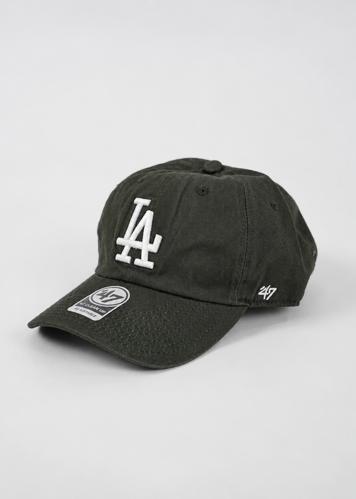 LA Baseball Adjustable Cap in Army Green