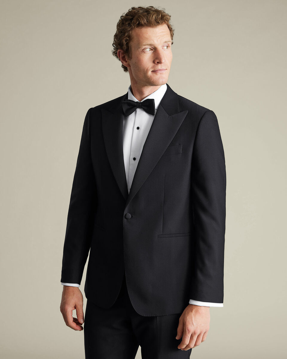 Charles Tywhitt Bib Front Evening Shirt in White