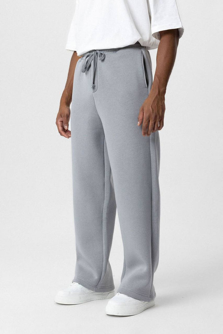 Vamos Premium Straight Fit Sweatpants in Grey