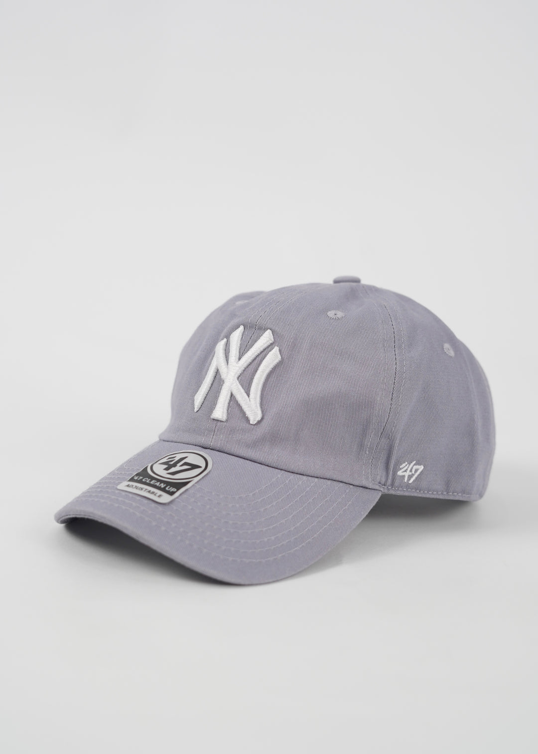 NY Baseball Adjustable Cap in Grey