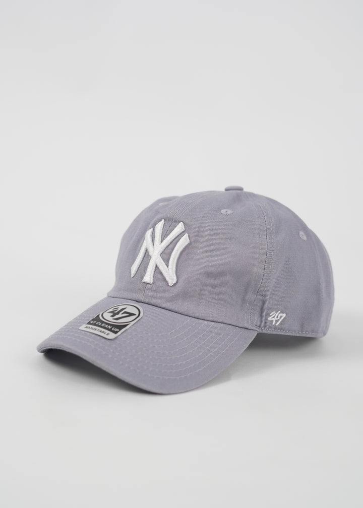 NY Baseball Adjustable Cap in Grey
