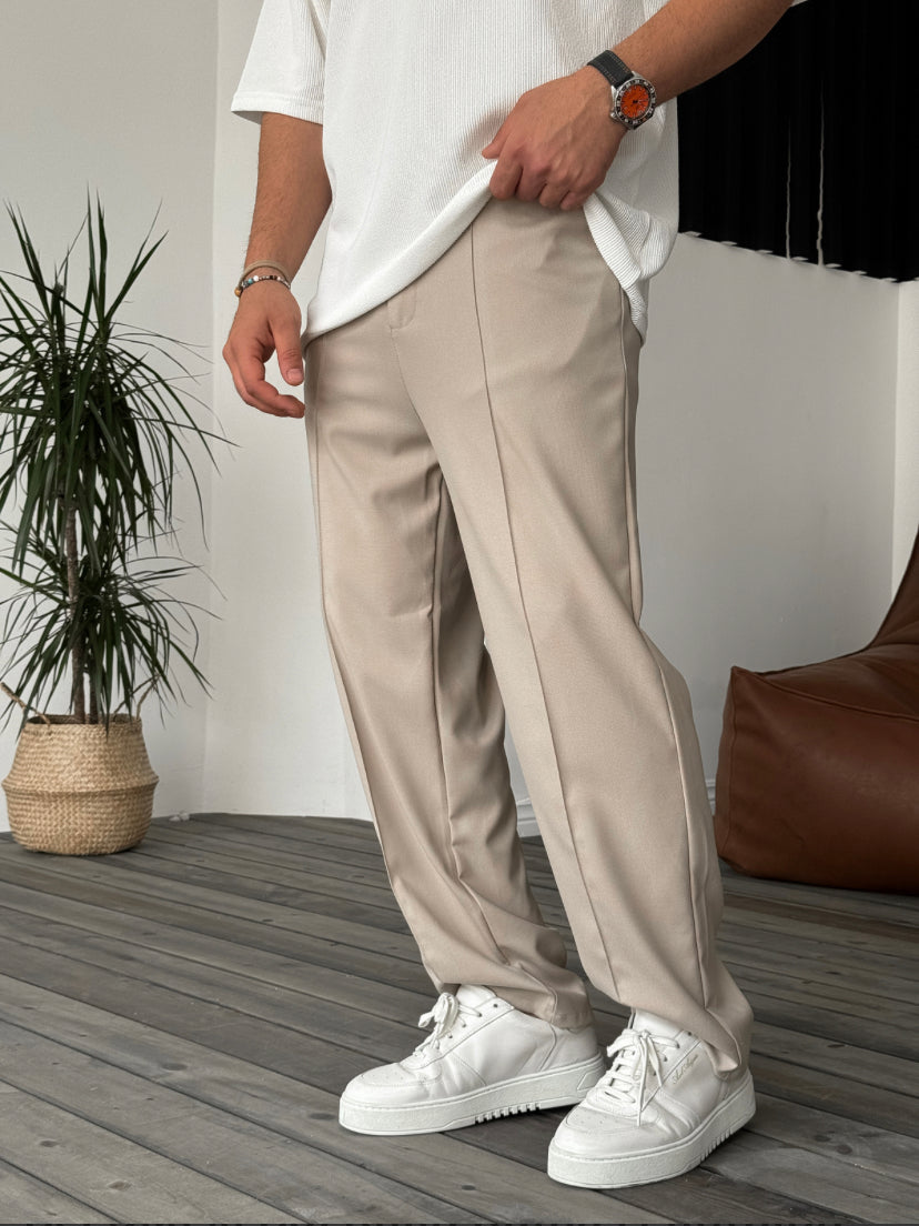 Difransel straight fit pants in carton