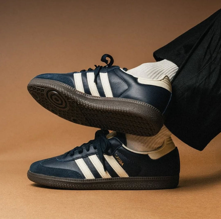 Adidas OG Samba Classic Trainers in Navy