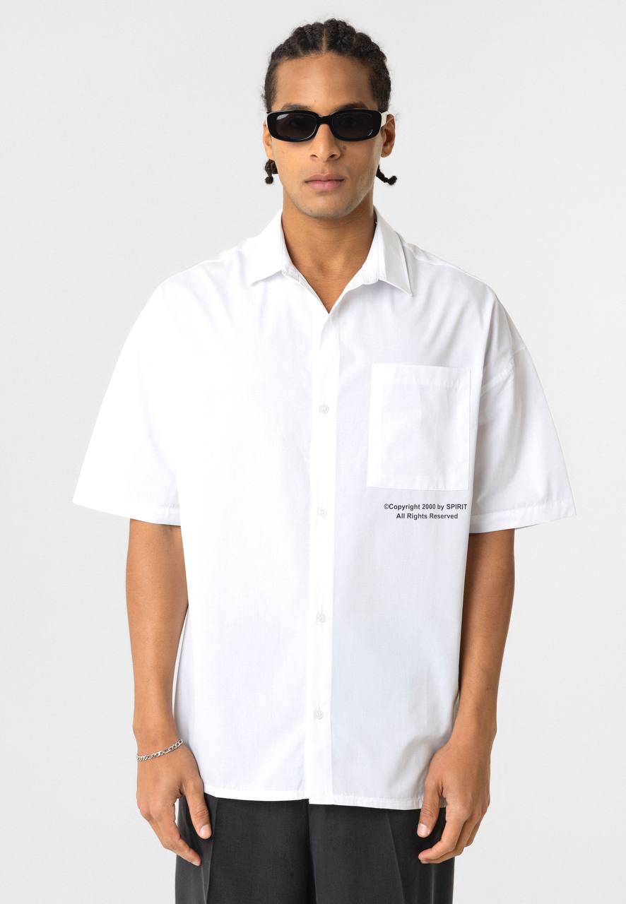 Essence of Life Defiant Shirt in white