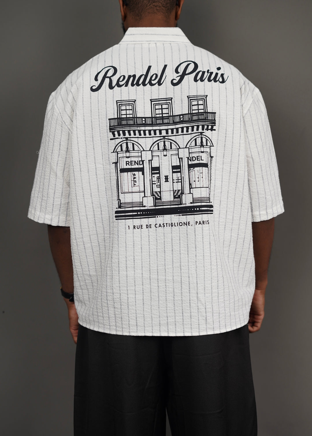 2512 Rendell Backprint Shirt in blue