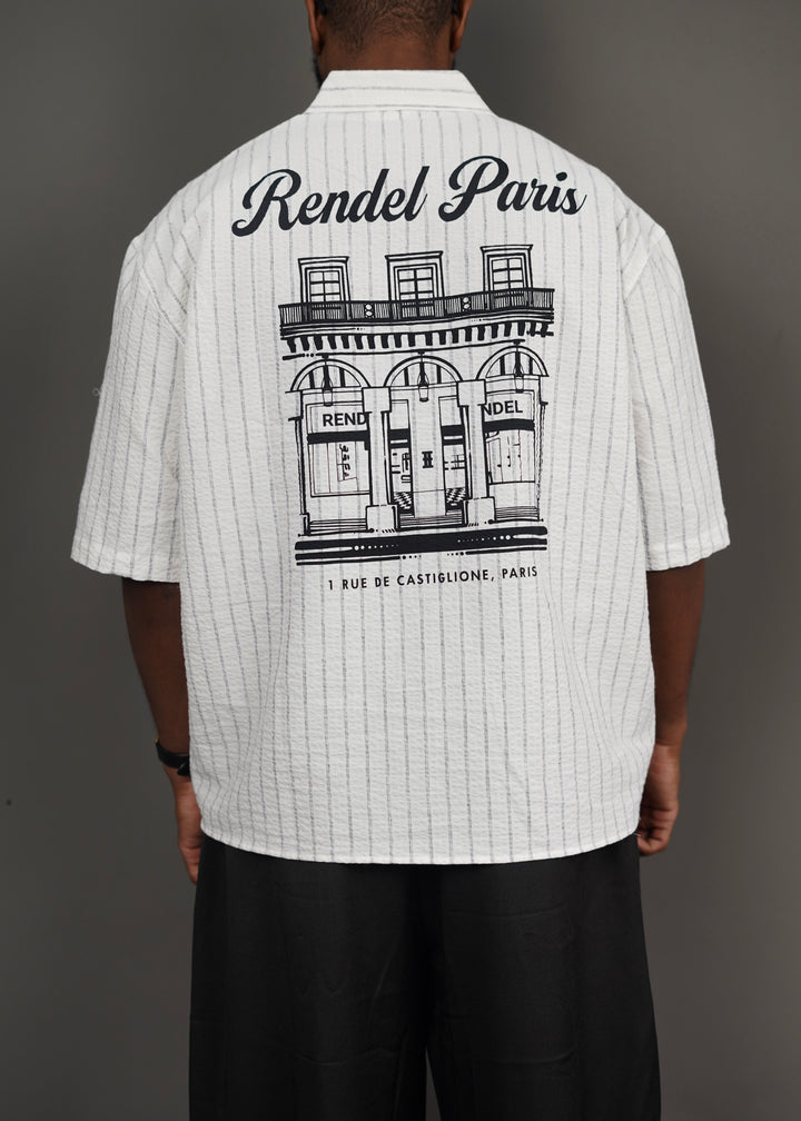 2512 Rendell Backprint Shirt in blue
