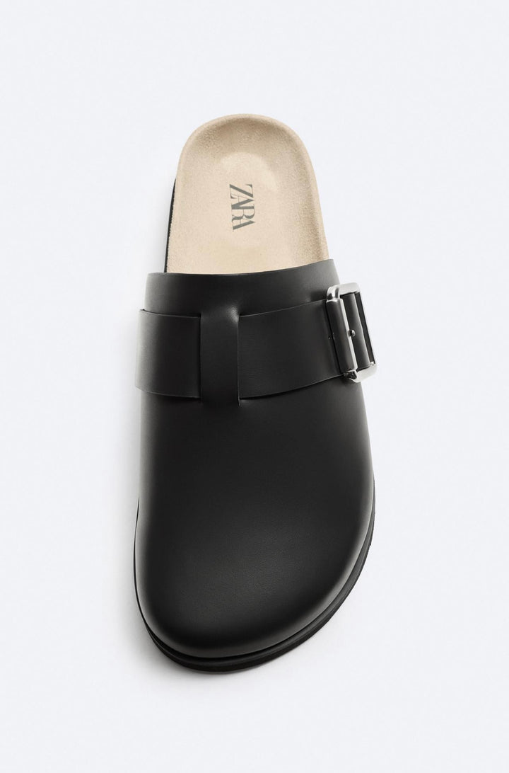 ZARA BUCKLE CLOGS