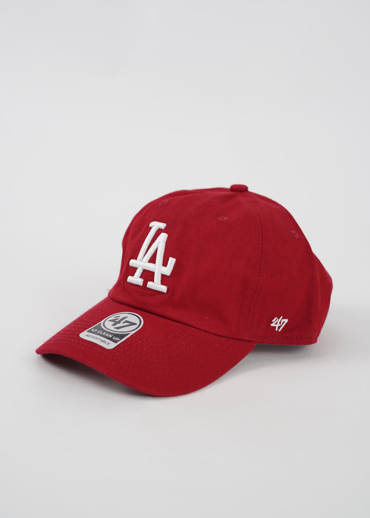 LA Baseball Adjustable Cap in Red