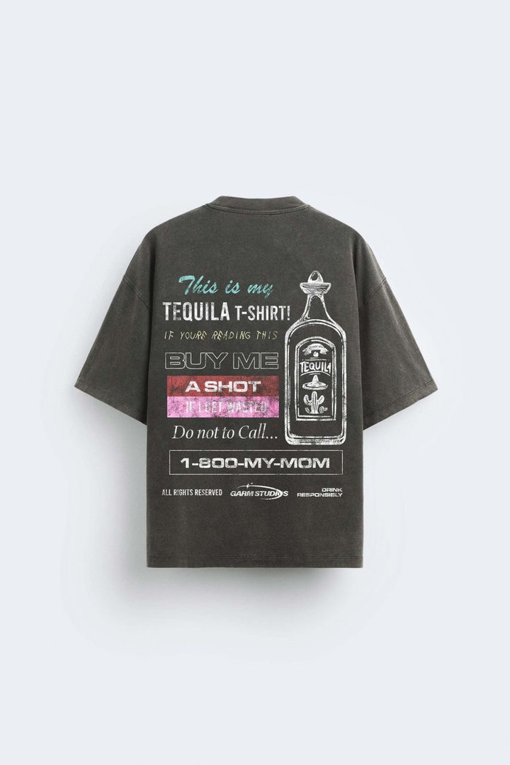 Garm Island Tequila Backprint T-shirt in Wash