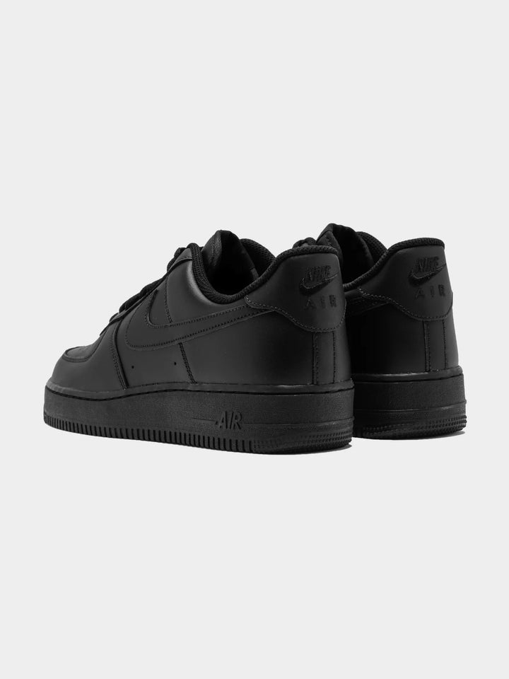 Nike Air Force 1 Trainers in black