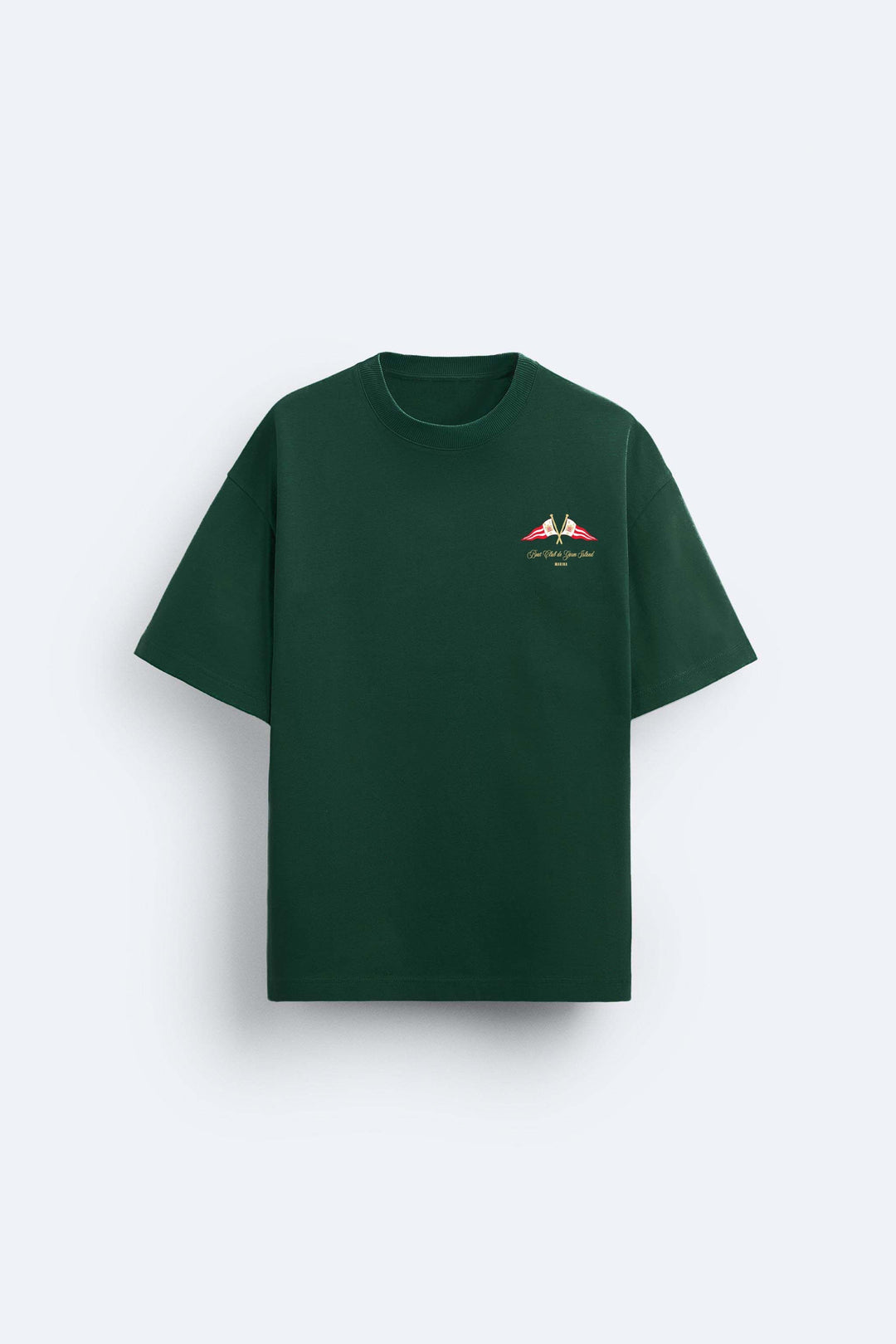 Garm Island Limited Edition Boat Club Premium T-shirt in Green