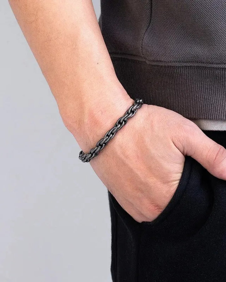 Punk Cuban Chain Link Bracelet Stainless Steel
