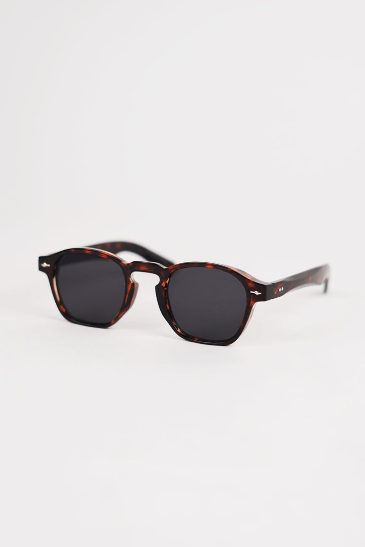 Geometric Vintage Turtle Sun glasses