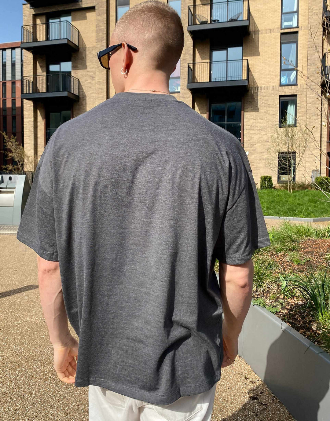 FSBN Oversized t-shirt in Dark Grey