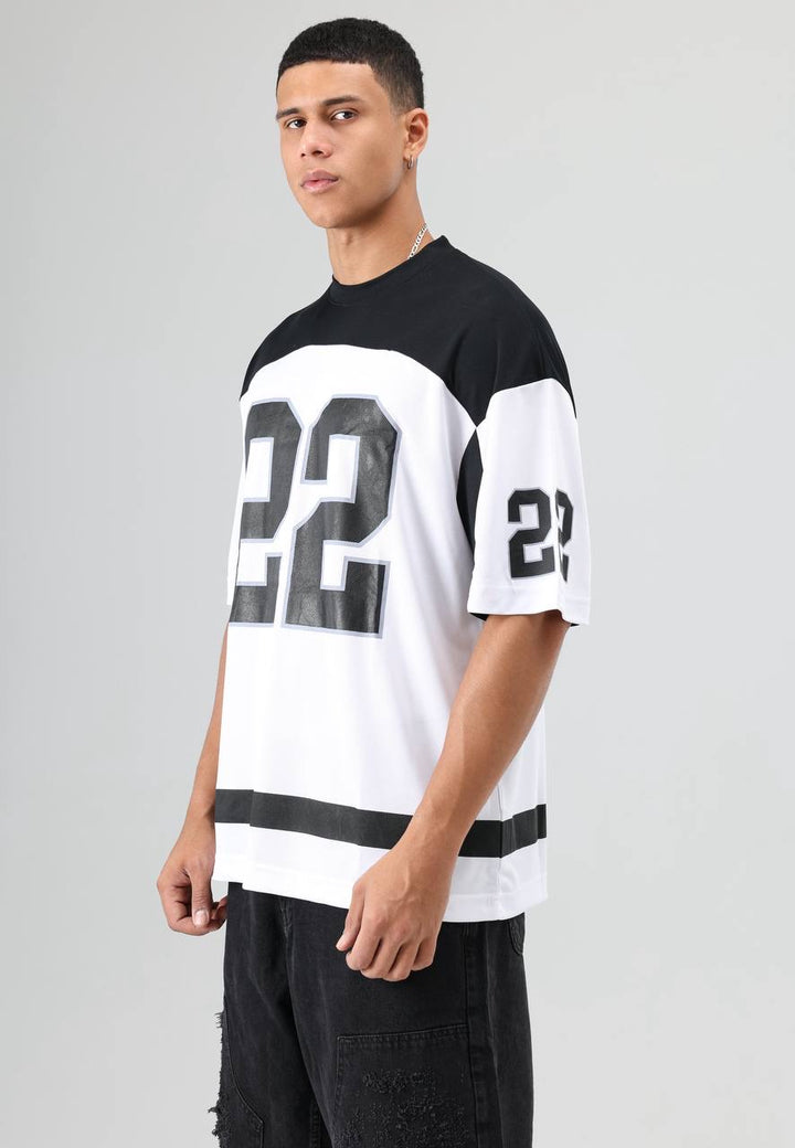 Essence of Life Mesh Jersey in White