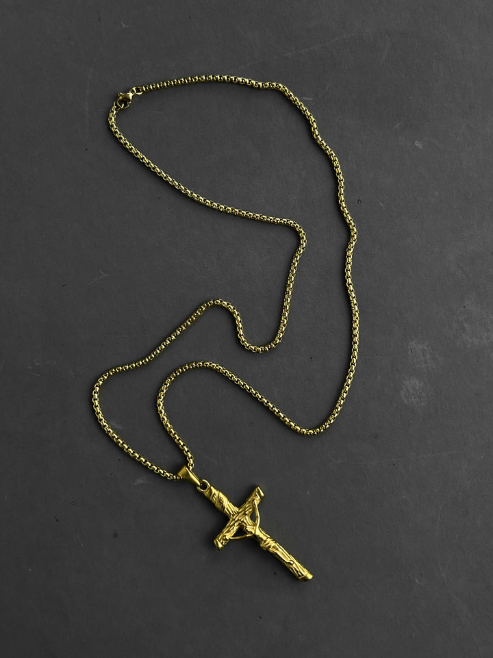Crucifix Necklace in Gold