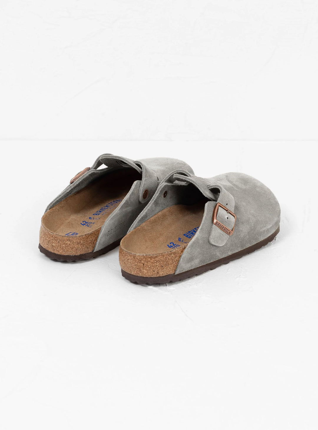 Birkenstock Boston Clogs Slides in Grey