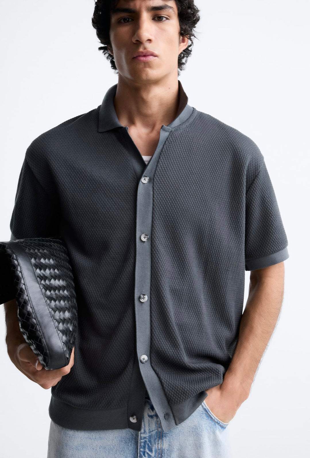 ZARA TEXTURED SHIRT