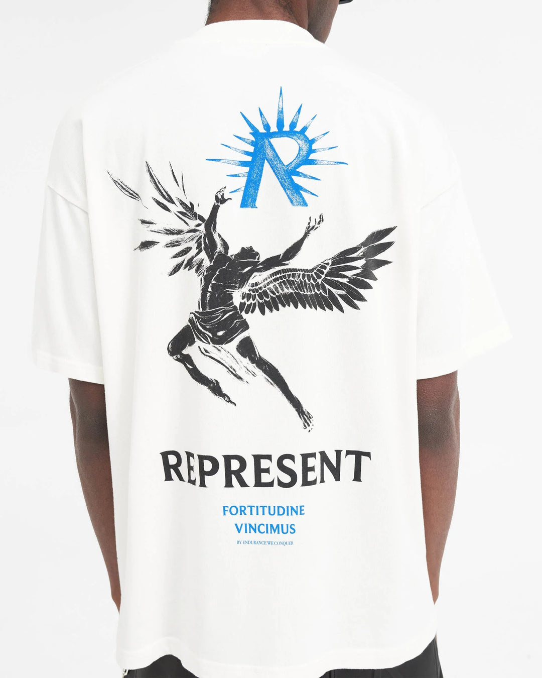 Represent Icarus T-shirt in flat white