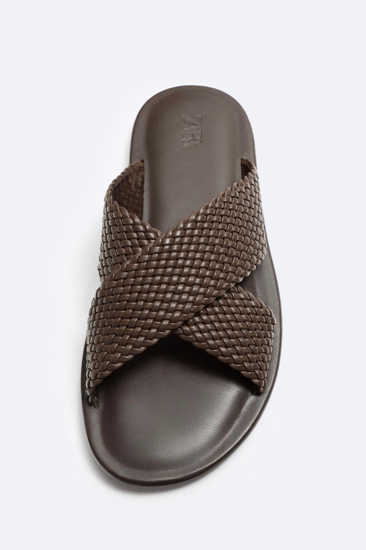 criss cross braided sandals