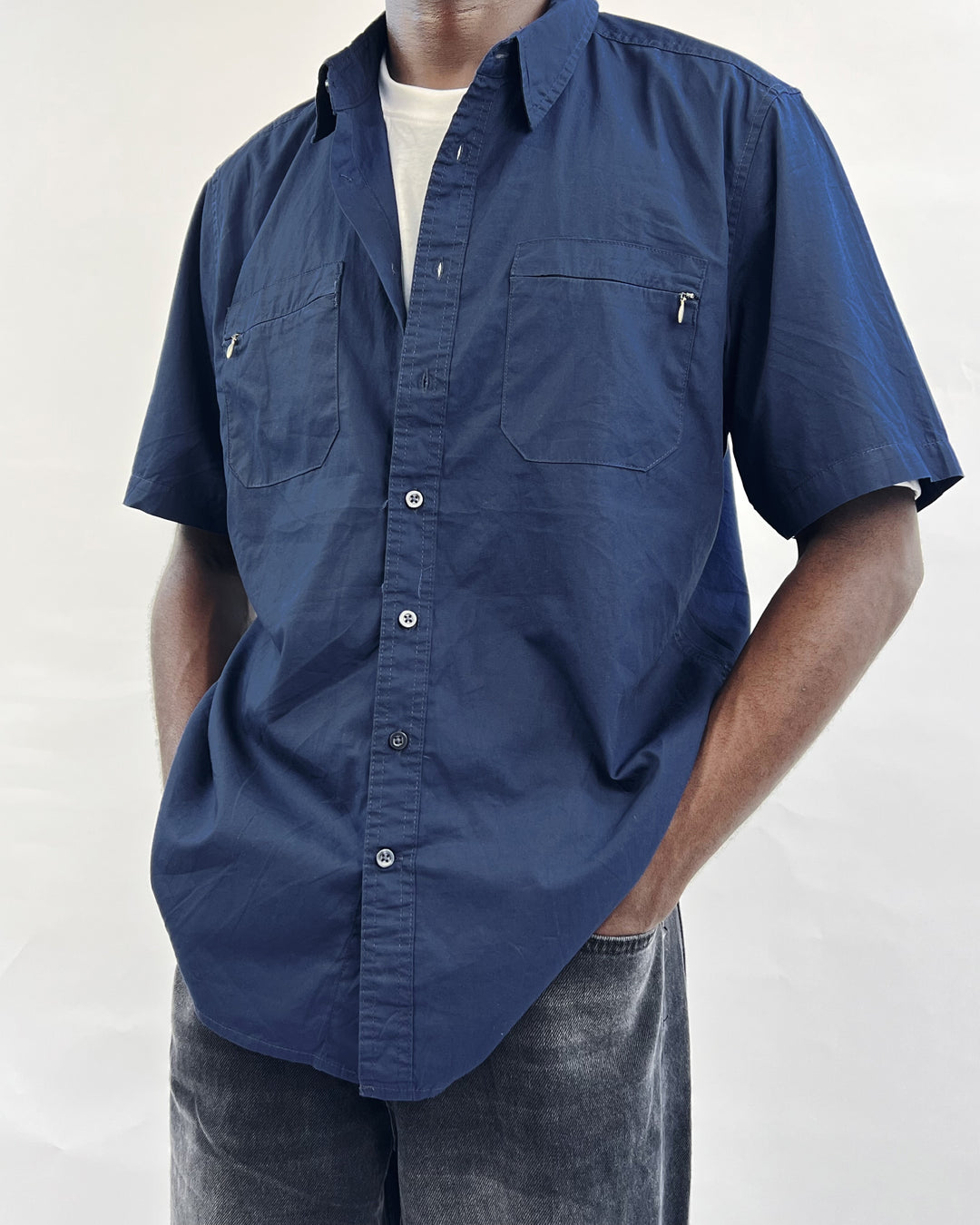 BPC technical shirt in navy blue