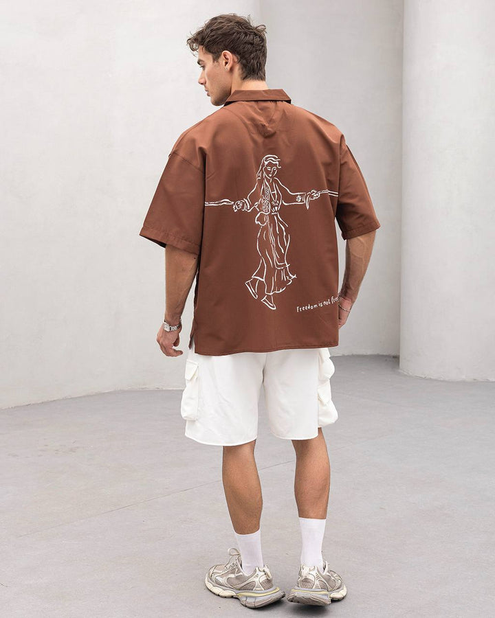 2morrow Terra Art Shirt in brown