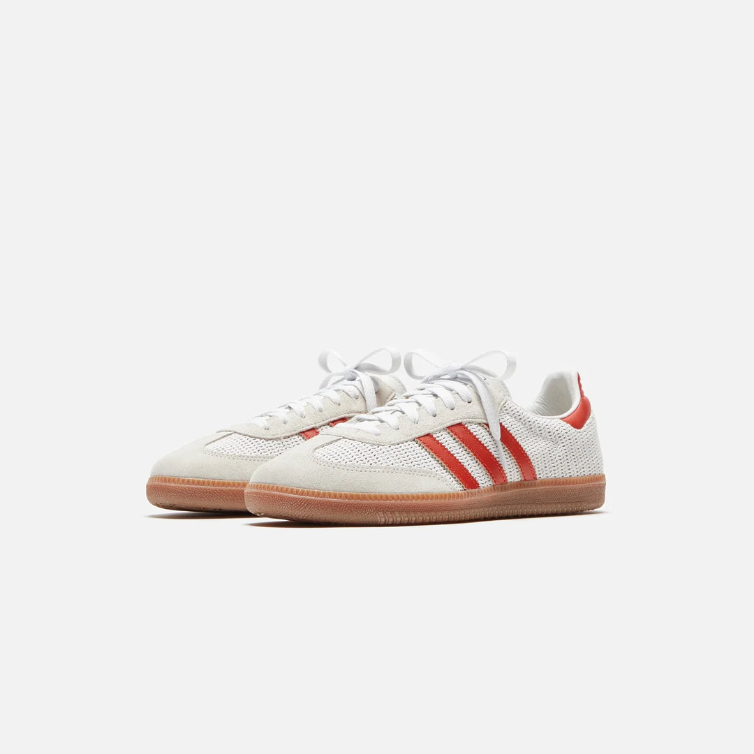 Adidas OG Woven Crystal Samba Trainers in White
