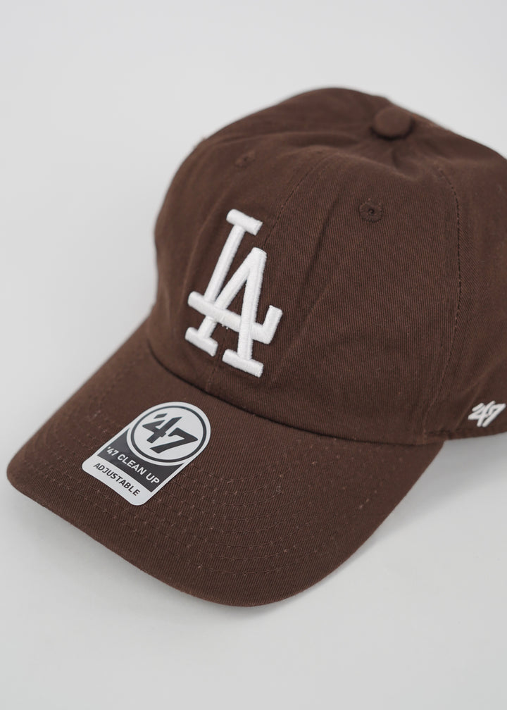 LA Baseball Adjustable Cap in Brown