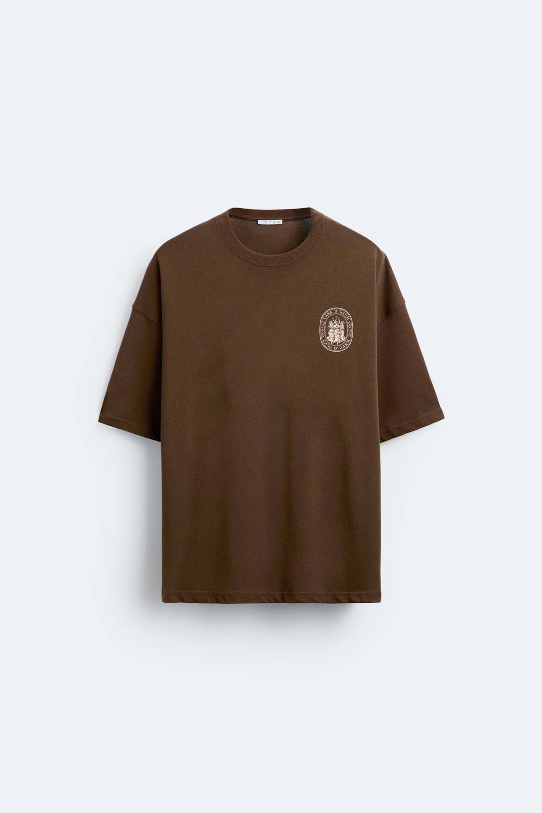 Garm Island Casa Backprint T-shirt in brown