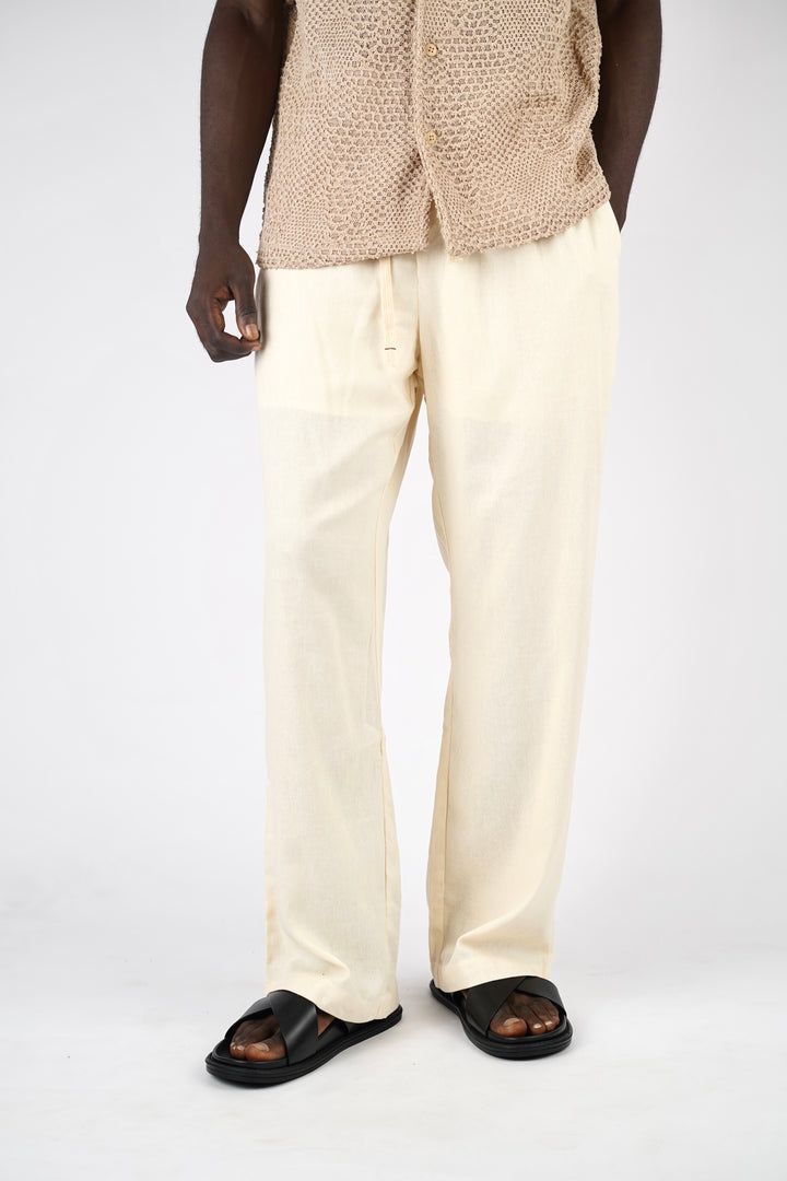 Garm Island Linen Hemp Pants in Beige