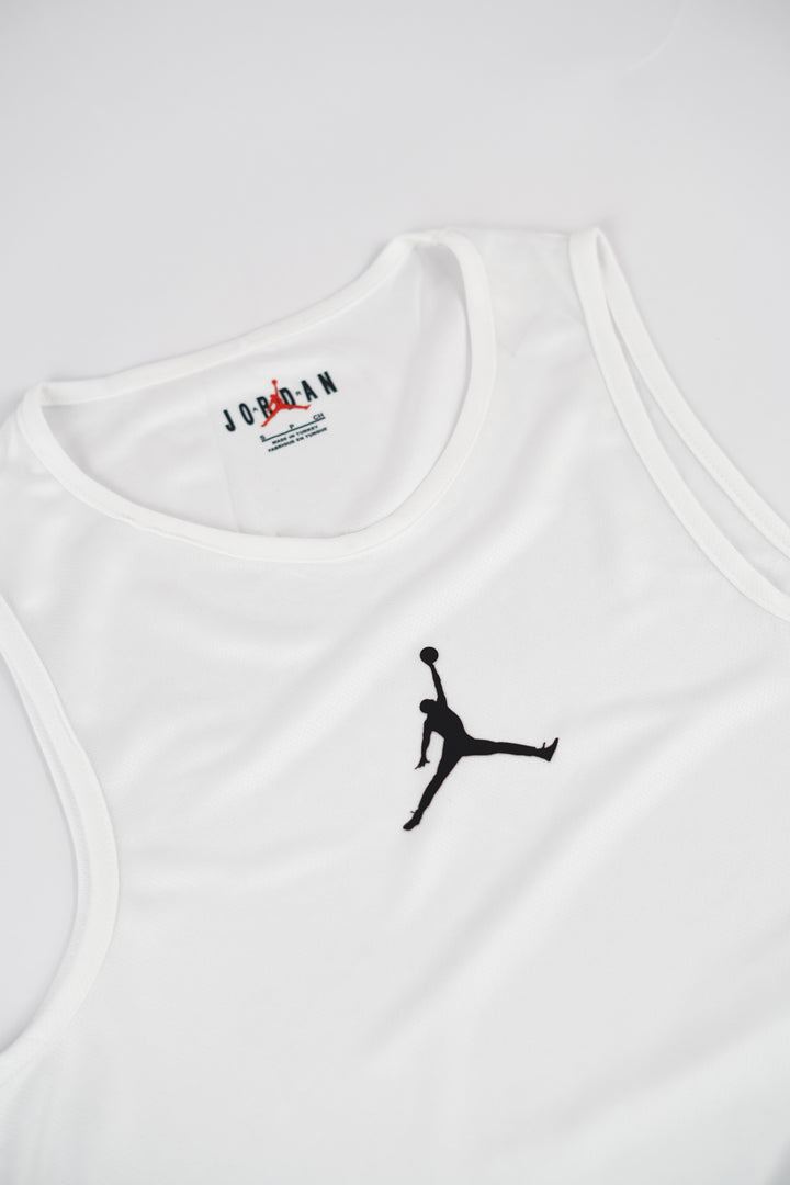 Nike Jordan Armless Sports T-shirt in white