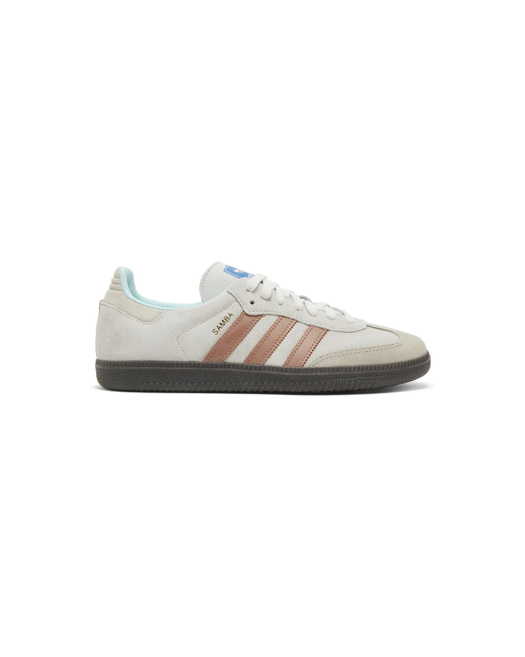 Adidas OG Samba Trainers in Cream and Peach