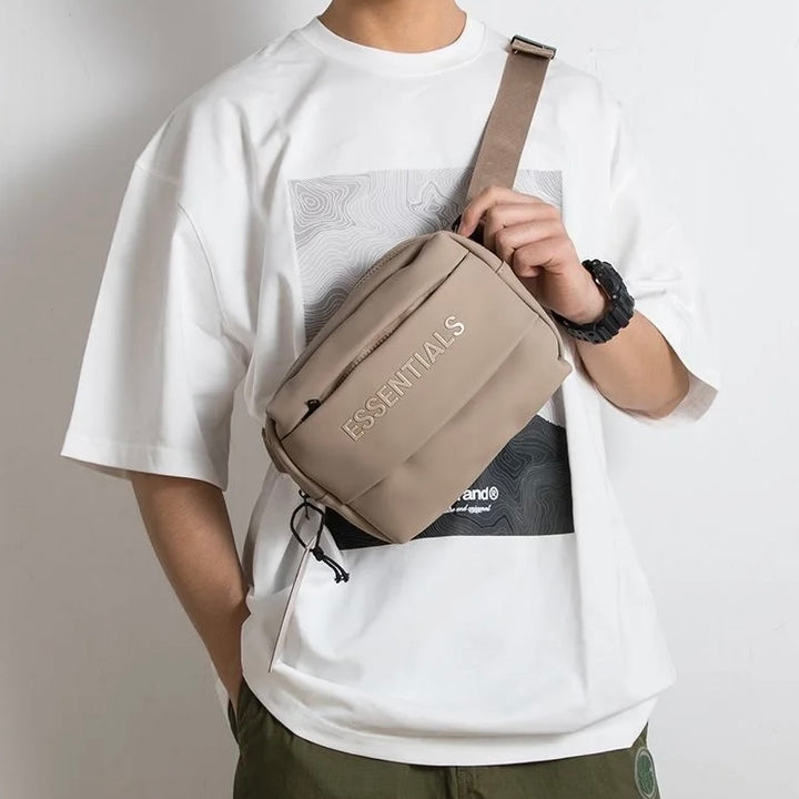 Essentials cross bags in cream