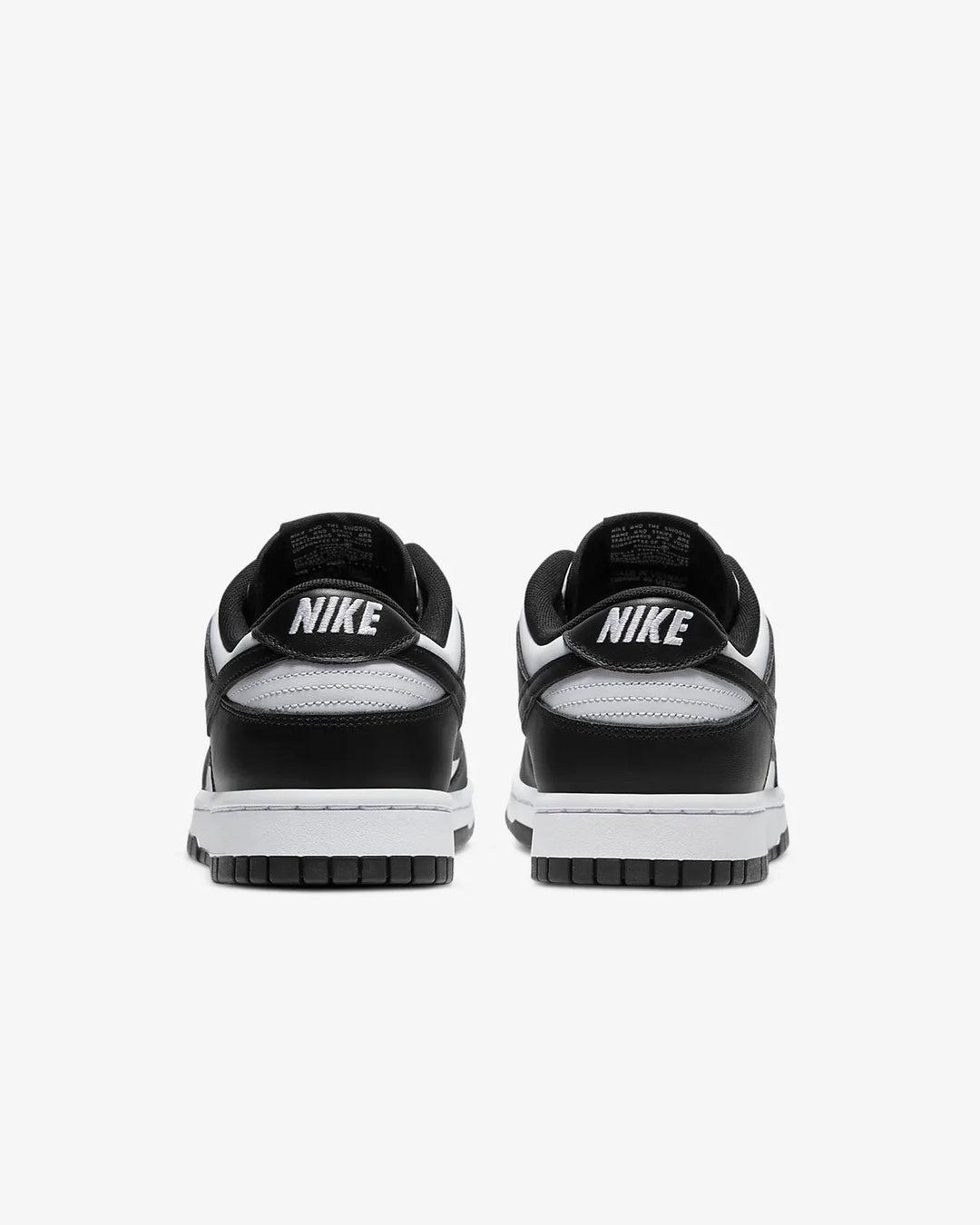 Nike Dunk Low Retro Trainers in black and white