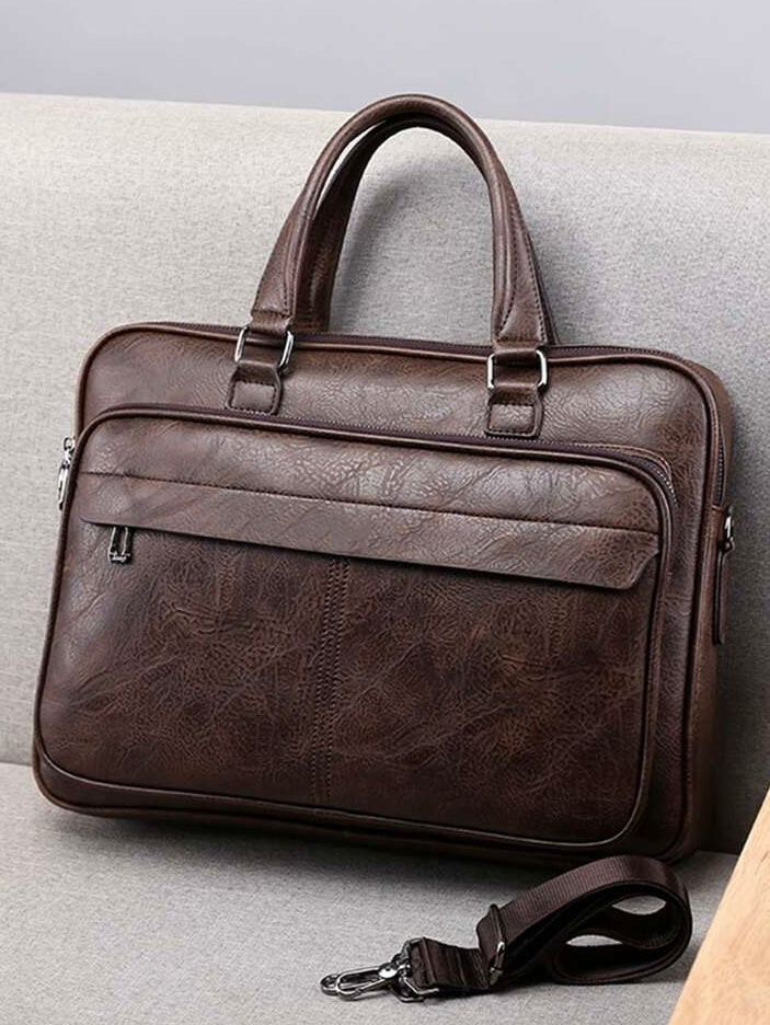 Luton Briefcase in brown – Garmisland