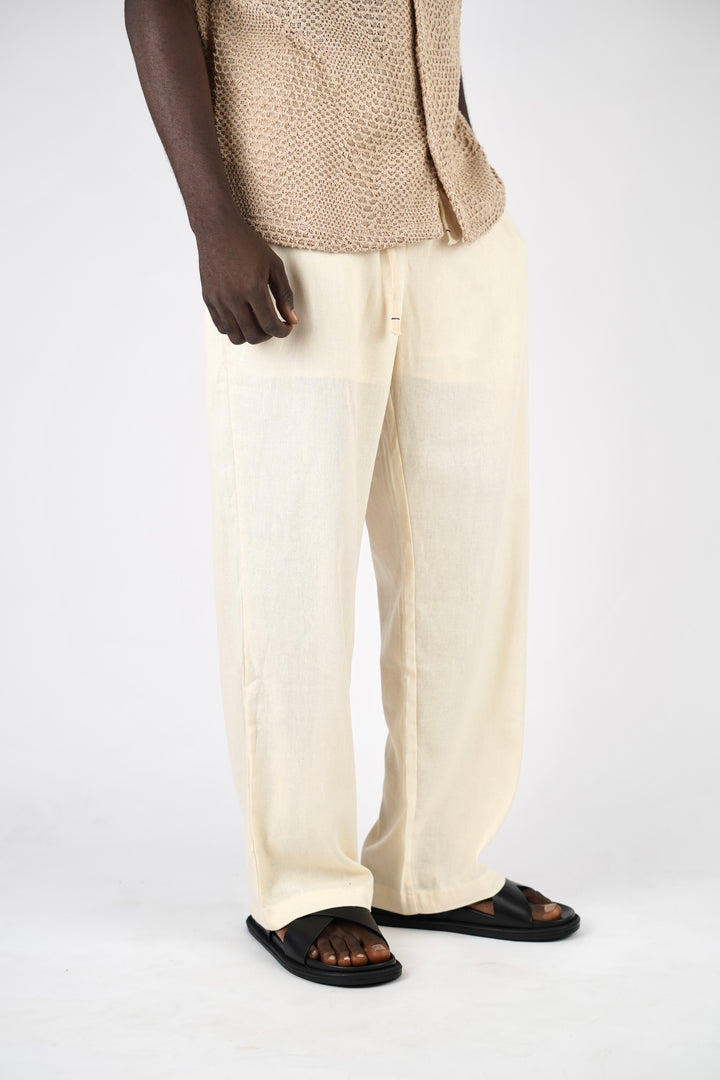 Garm Island Linen Hemp Pants in Beige