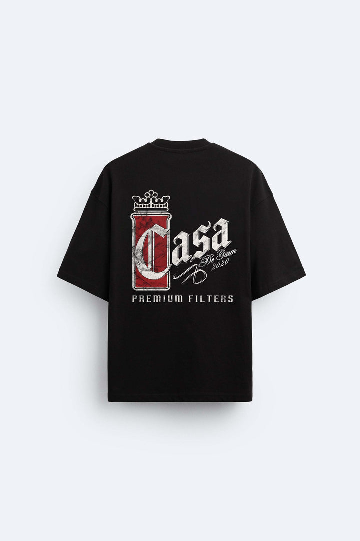 Garm Island Casa Backprint T-shirt in black