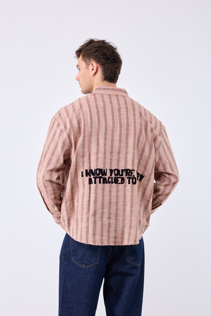 2512 Have Me Backprint Longsleeve Shirt in Orange