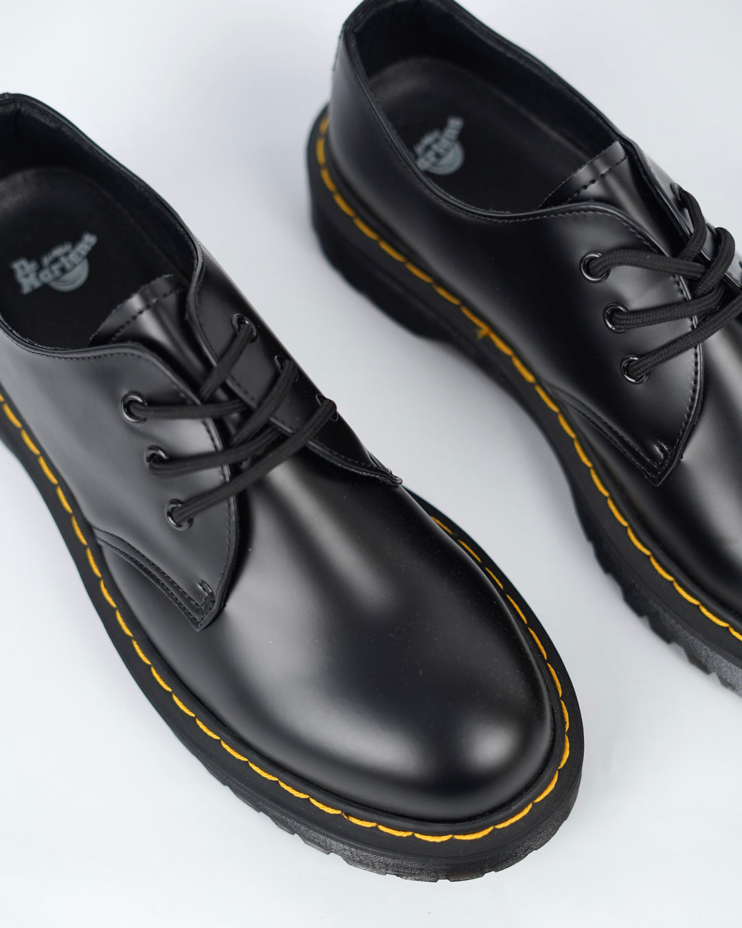 Dr Martens 3 eyed lace up black sole Oxford Shoes