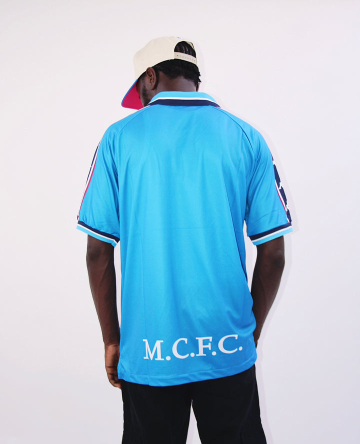 Manchester City 1997-1998 Retro Jersey T-shirt in blue