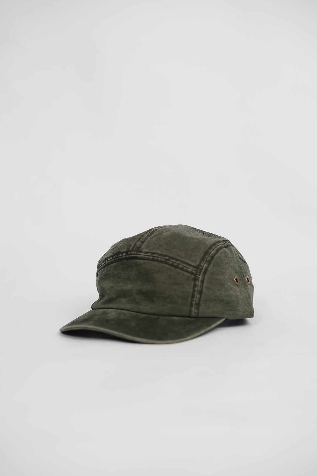 5 Panel Twill Cap in army green