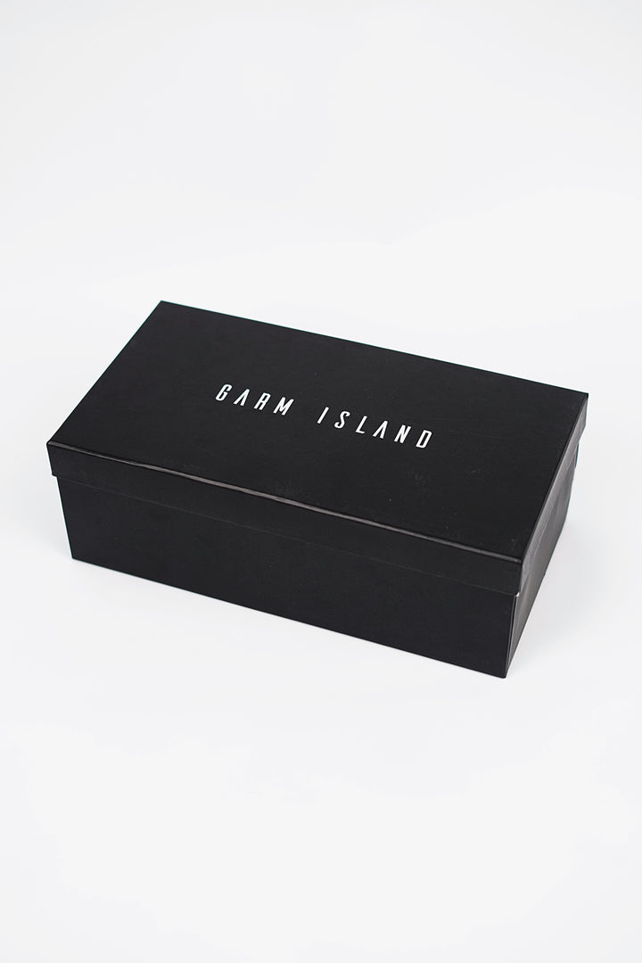Garm Island Vintage Calf Leather Penny Loafers in black