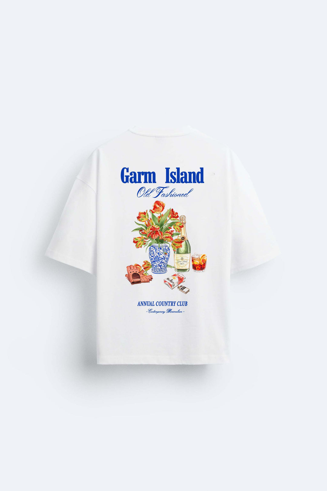 Garm Island Maison De Vetements Old Fashion Premium T-shirt in White