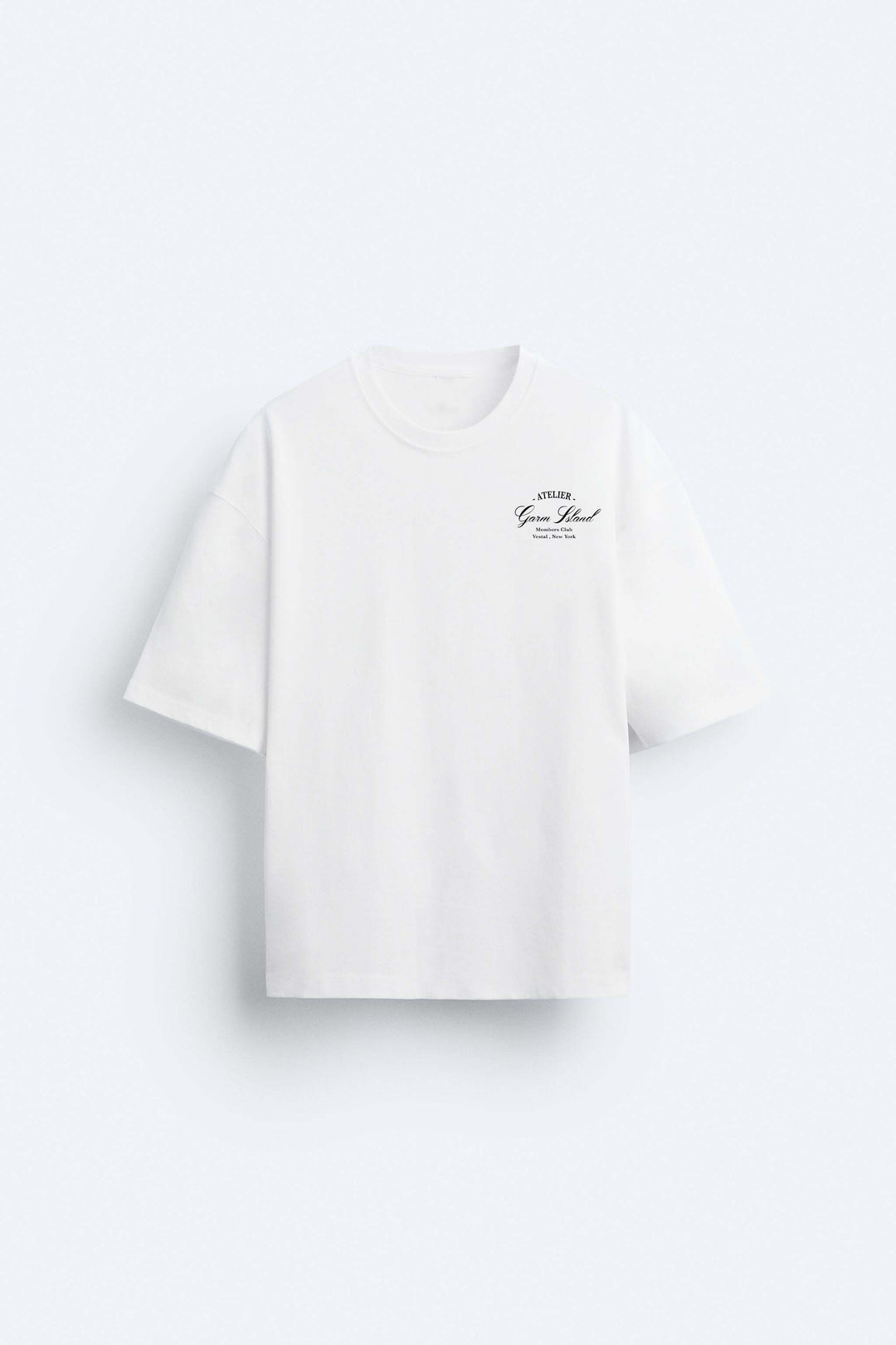 Garm Island Maison De Vetements Crest Premium T-shirt in White